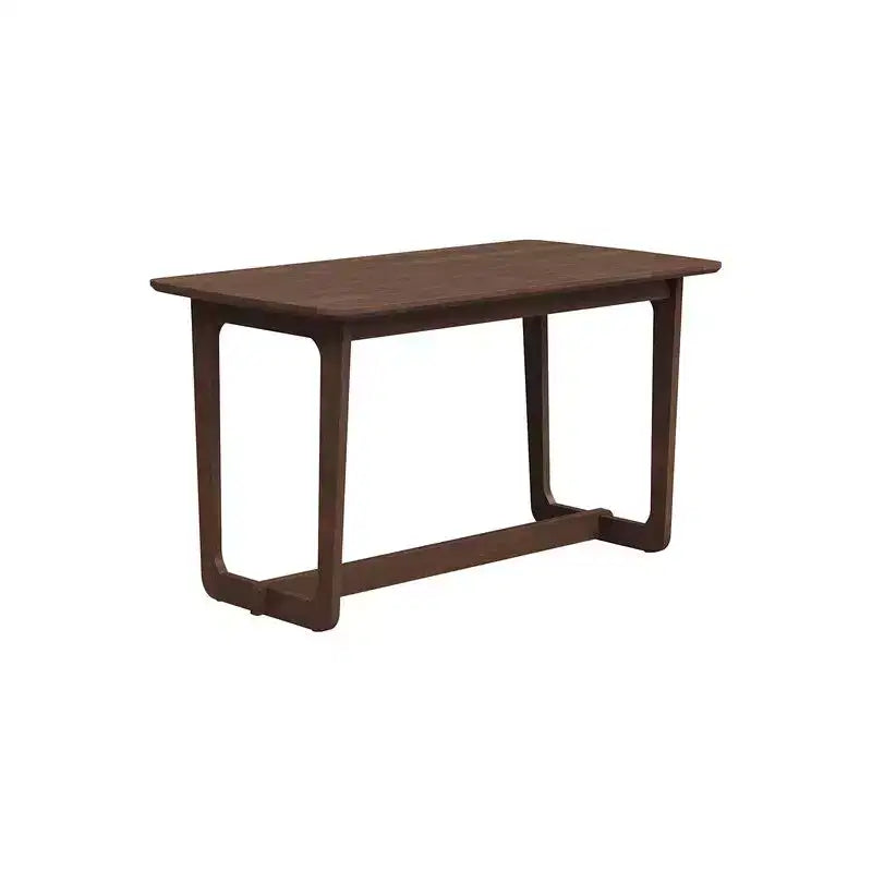 Bureau classique en bois d'hévéa avec surface spacieuse, table de style ferme rustique, table polyvalente pour la maison, durable pour le salon/bureau/chambre à coucher