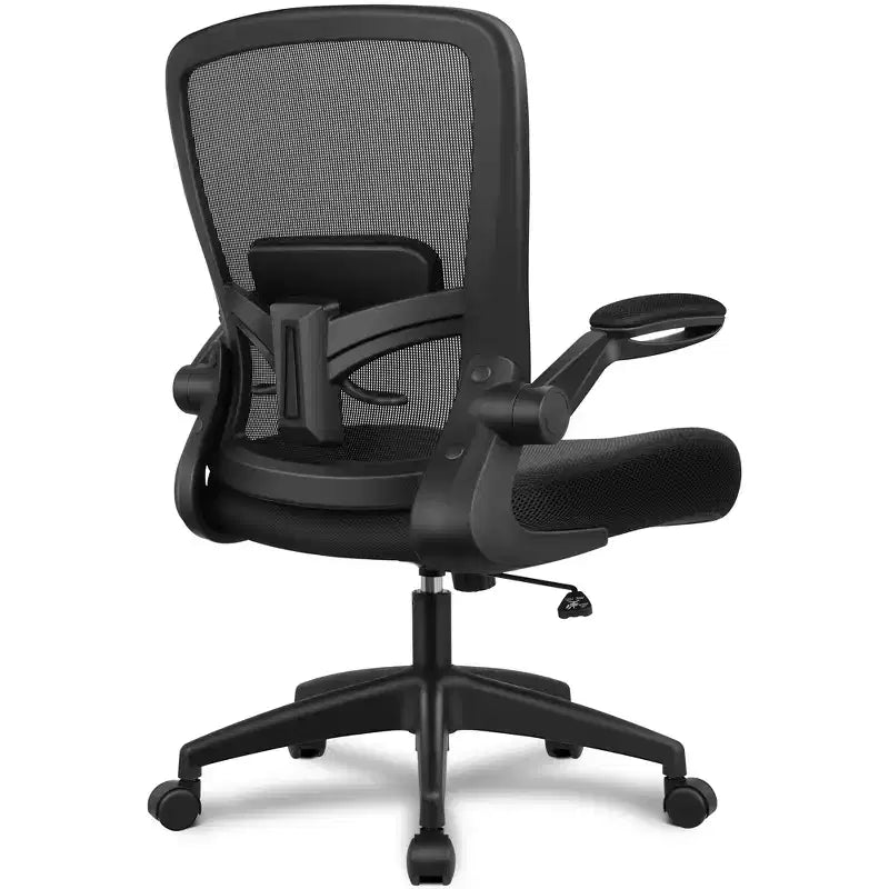 Lot de 4 tabourets de bar, chaises de bar pivotantes réglables modernes, hauteur réglable en similicuir pour salon, noir