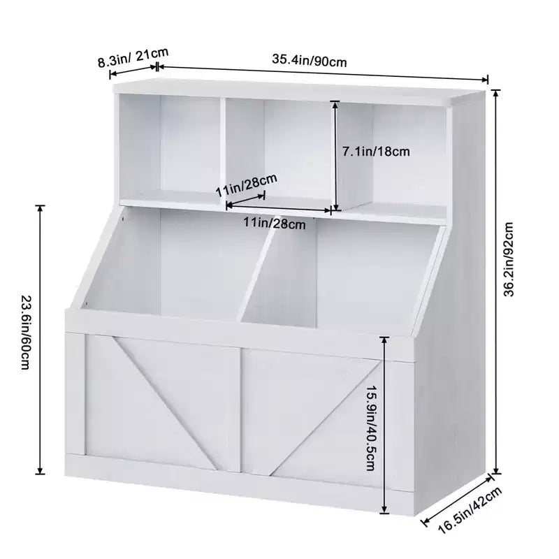 Étagère à livres et rangement de jouets pour enfants, Organisateur de rangement de jouets pour enfants, Armoire de rangement de jouets avec étagère à jouets, Combinaison étagère à livres et rangement de jouets pour tout-petits