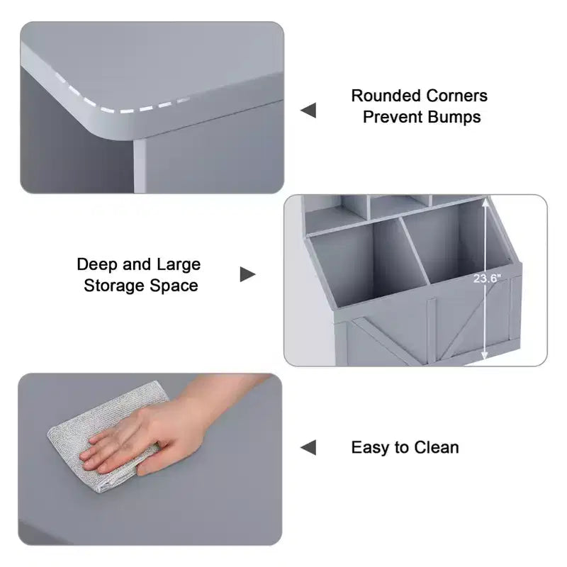Étagère à livres et rangement de jouets pour enfants, Organisateur de rangement de jouets pour enfants, Armoire de rangement de jouets avec étagère à jouets, Combinaison étagère à livres et rangement de jouets pour tout-petits