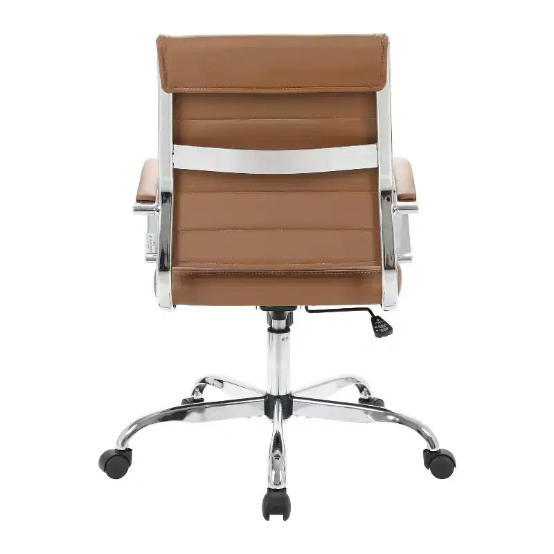 Fauteuils de bureau à roulettes et à hauteur réglable, avec siège noir matelassé, hauteur de 89 cm
