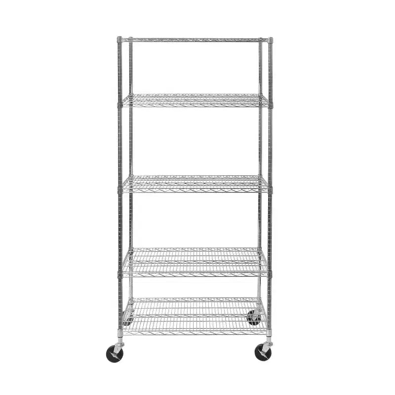 Étagère métallique à 5 niveaux certifiée NSF, 36 L x 24 P x 75 H