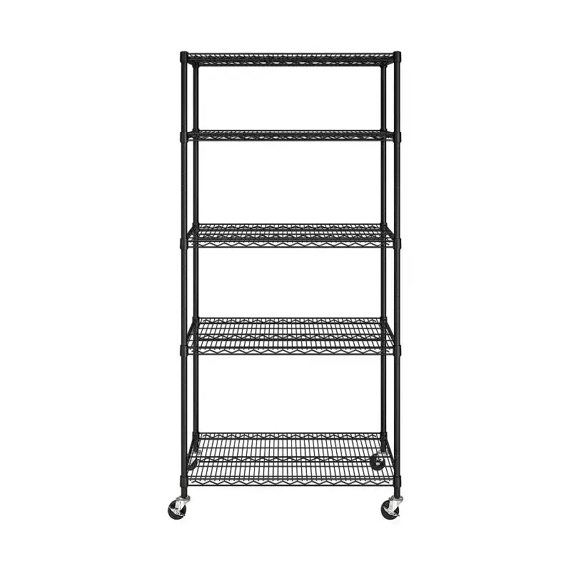 Étagère métallique à 5 niveaux certifiée NSF, 36 L x 24 P x 75 H