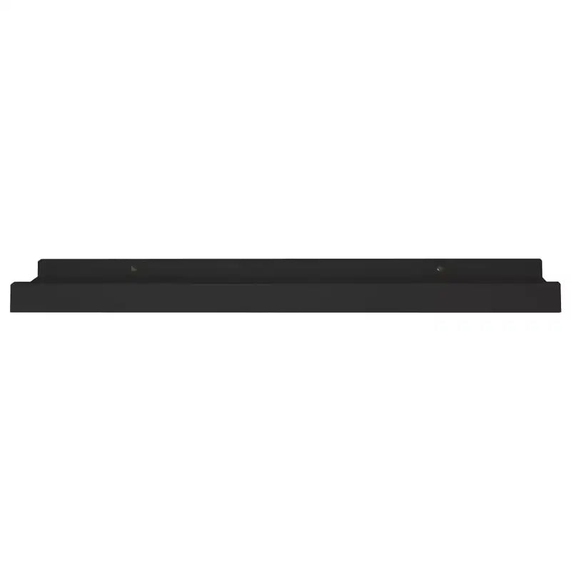Lot de 2 étagères murales Ledge en MDF noir 40 x 9 x 3 cm