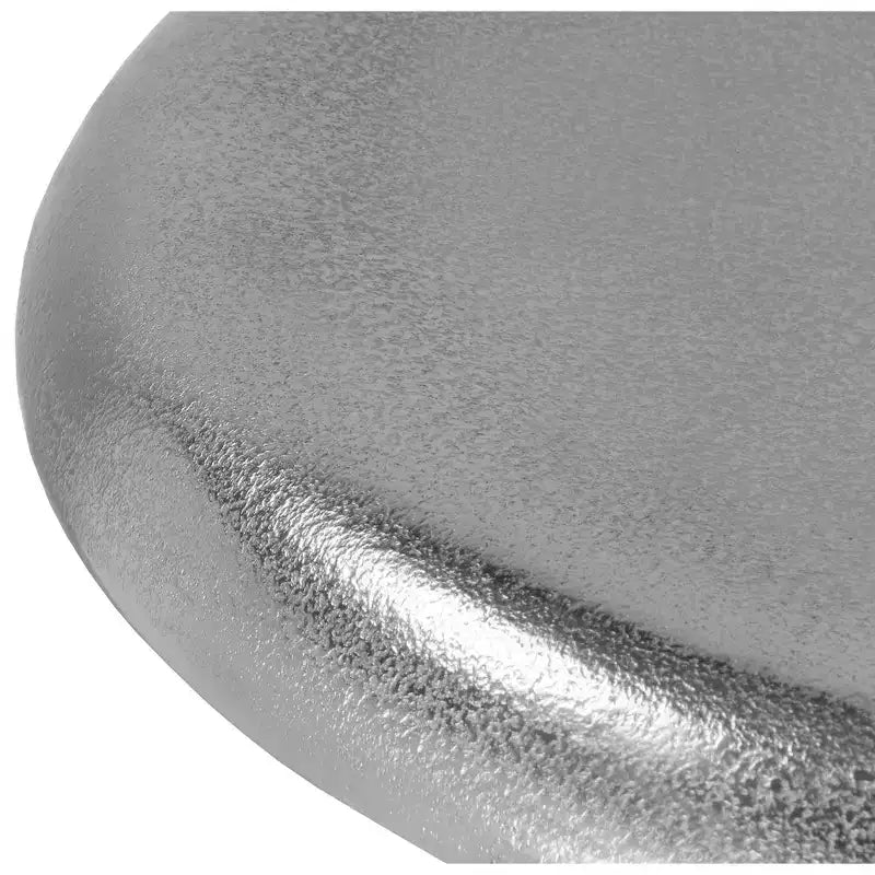 Tabouret de comptoir/bar en aluminium argenté