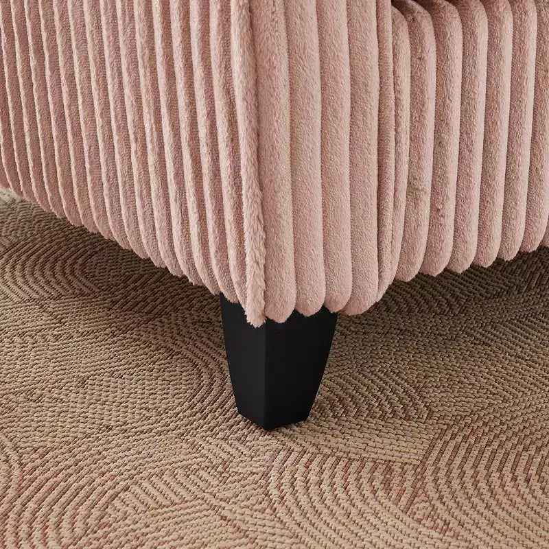 Fauteuil moelleux une place avec coussin doux, dossier et accoudoirs | Idéal pour le salon et la chambre à coucher
