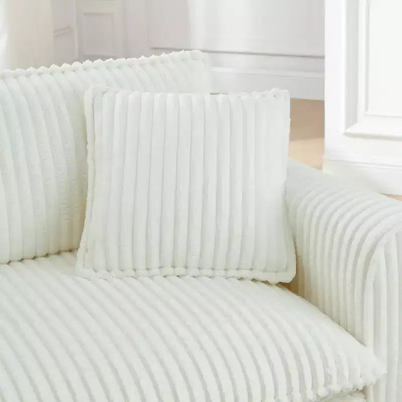 Fauteuil moelleux une place avec coussin doux, dossier et accoudoirs | Idéal pour le salon et la chambre à coucher