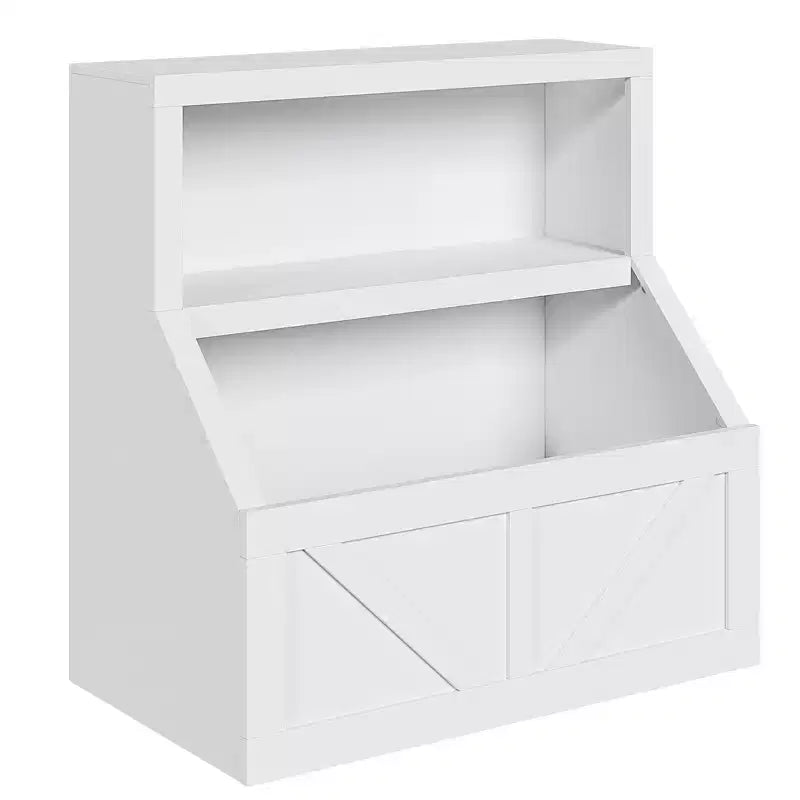 Grand rangement de jouets et bibliothèque pour enfants avec design sûr - Bibliothèque en bois pour tout-petits avec grand meuble, anti-basculement pour salle de jeux