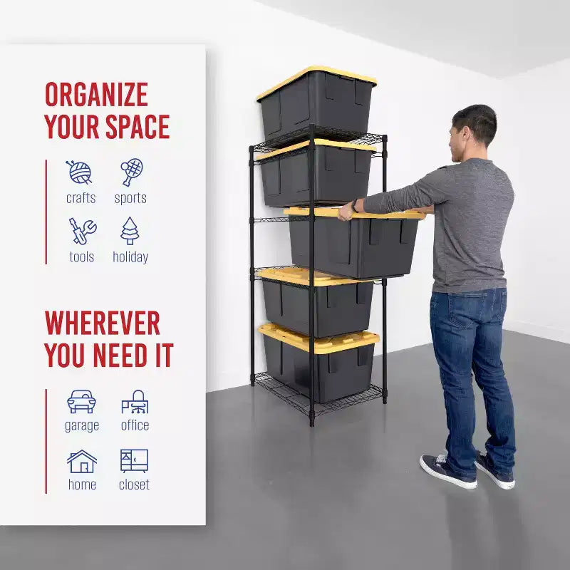 Étagère pour bacs de 100 litres