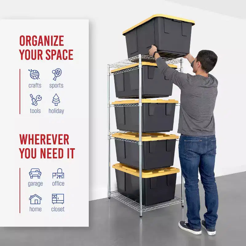 Étagère pour bacs de 100 litres