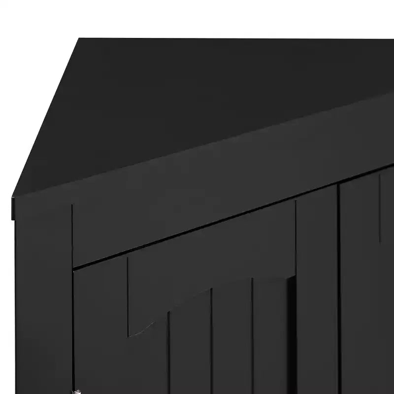 Armoire de rangement de salle de bain, Armoire haute grand meuble de rangement avec 2 tiroirs et étagères ouvertes