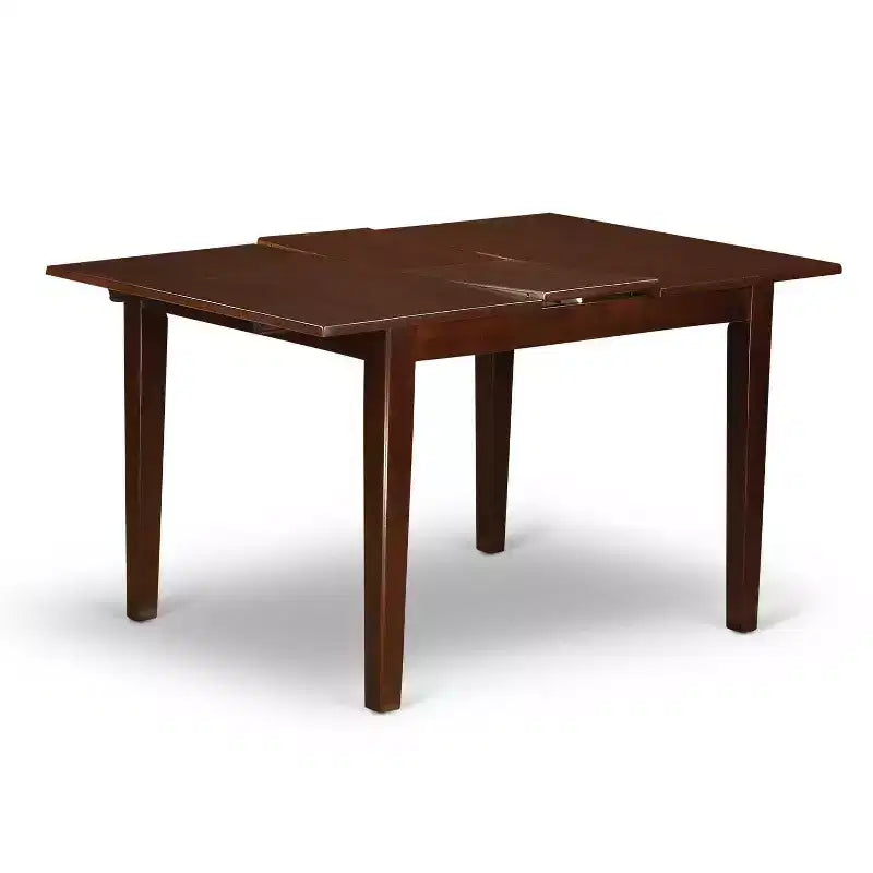Ensemble de salle à manger rectangulaire 5 pièces en acajou massif – Pour 4 personnes